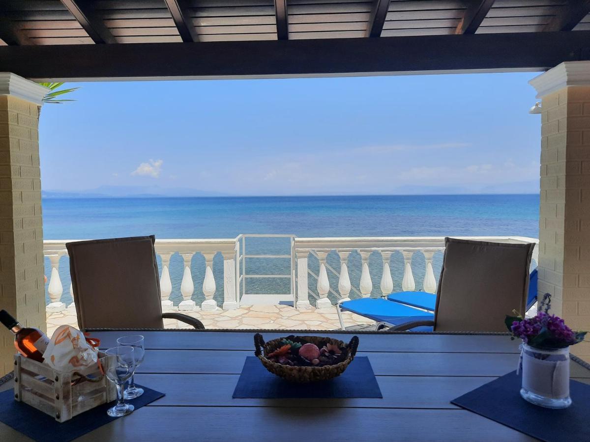 Blue Horizon Villa Mpoukaris Bagian luar foto
