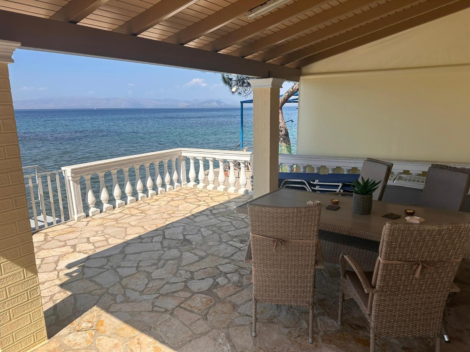 Blue Horizon Villa Mpoukaris Bagian luar foto