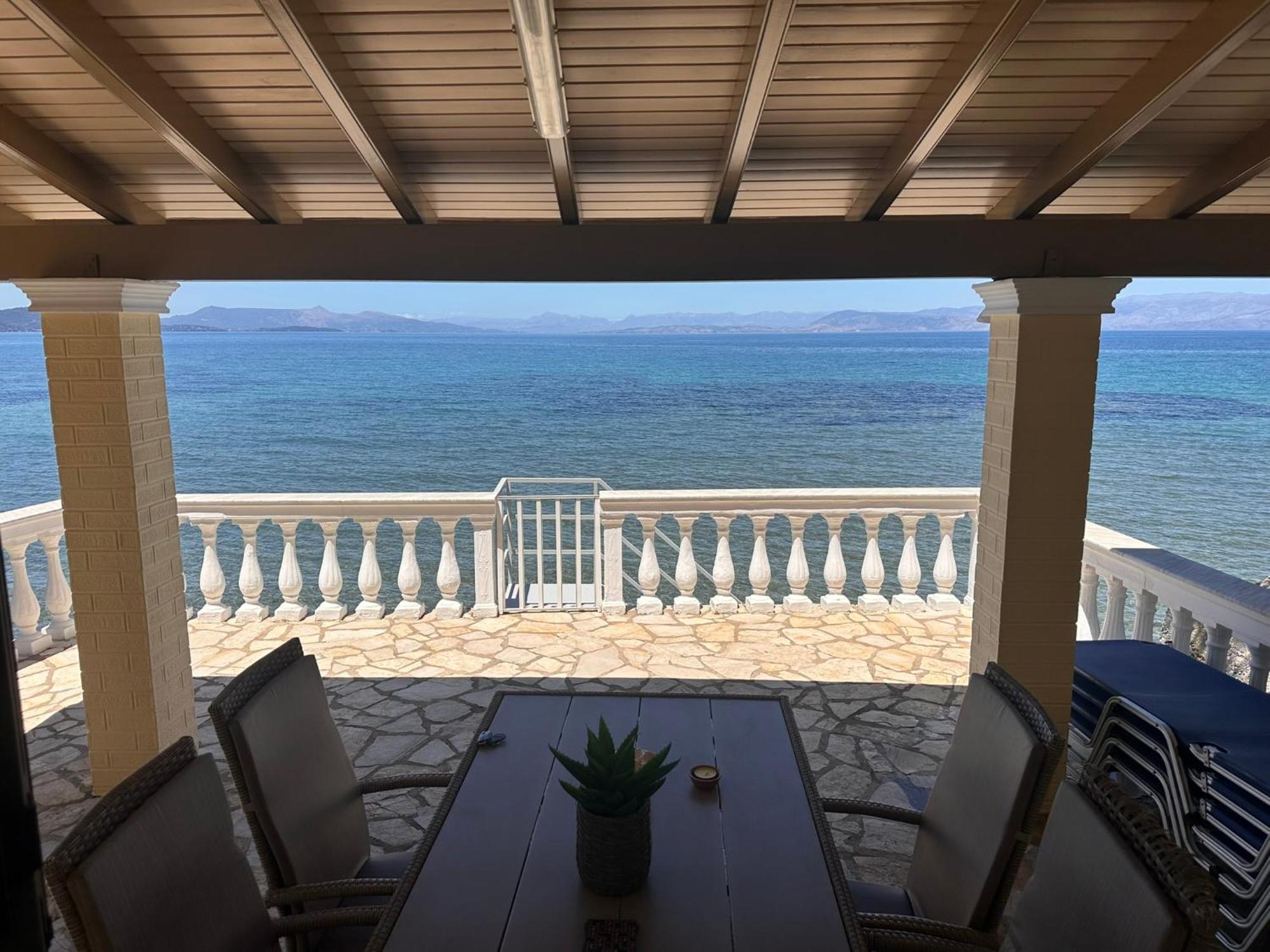 Blue Horizon Villa Mpoukaris Bagian luar foto