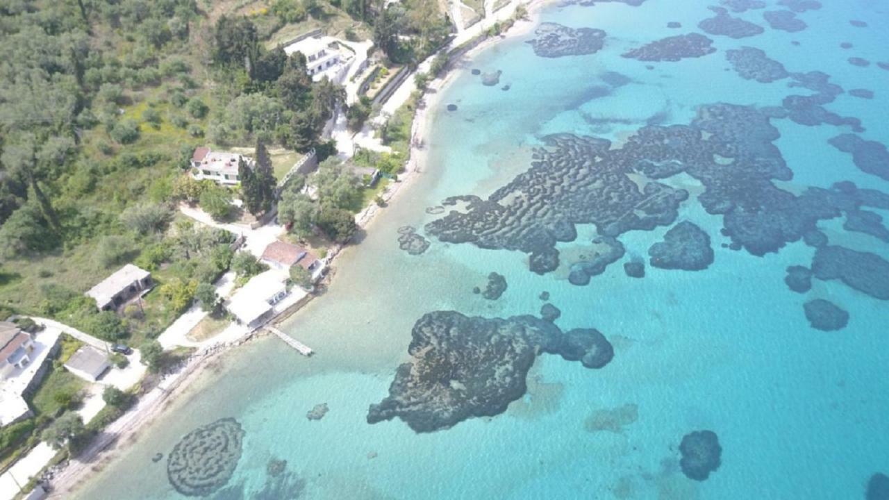 Blue Horizon Villa Mpoukaris Bagian luar foto