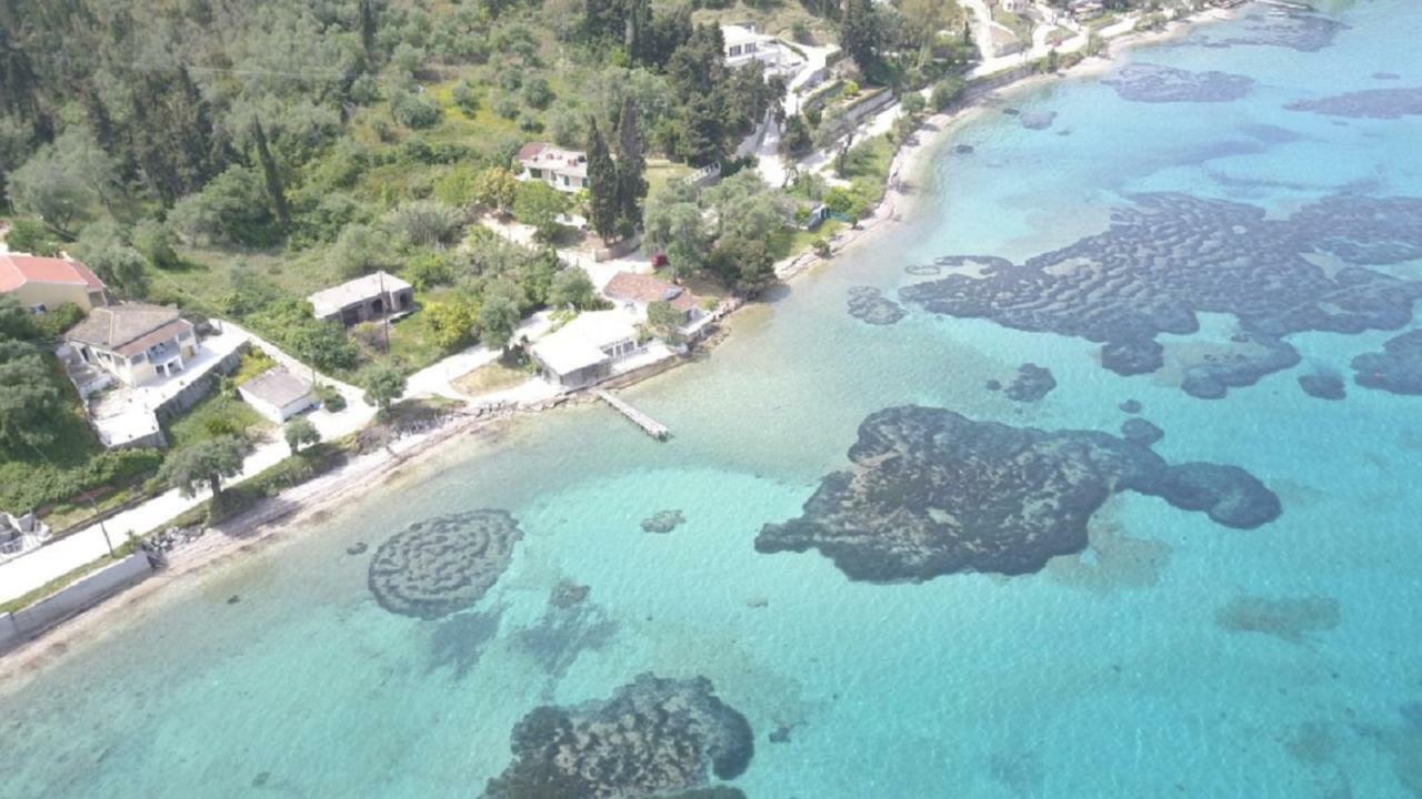 Blue Horizon Villa Mpoukaris Bagian luar foto